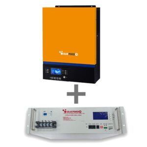 SP24 Kit Inverter Primo VM III 5Kw 48Volt + Lithium Storage 4.8Kw (2x50AH 48 volt)