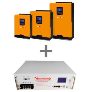 SP24 Primo VM II 5Kw Inverter Kit + 2.4Kw Lithium Storage (1 x SP24 50Ah 48V 2.4Kw)