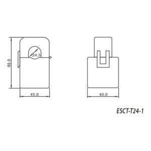 Eastron ESCT-T24 100A/5A TA/CT Current Transformer 100A - Image 6