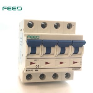 DC Disconnect Switch FEEO FDH-63 4 POLES 16A up to 1000VDC