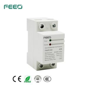 AC Over/Under Voltage Protection Relay FEEO FAVC-63 40A display