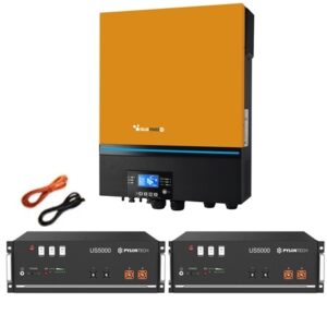 Kit SP24 Axpert Max 8.0Kw 48V Off-Grid Inverter and 2 x Pylontech US5000 total 9.6Kw storage