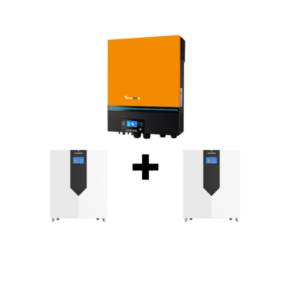 Kit SP24 Axpert Max Duplex 11Kw 48V Off-Grid Inverter and 2 x Ufo Power Wall 200Ah (20 Kw of Storage)
