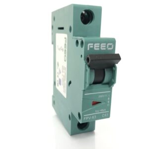 FEEO FPV-63 1P (1 Polo) 63A 250VDC Magneto Termico CC Corrente Continua