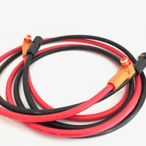Cod. B2-B Set Cavi Connettori Batteria Voltronic LIO II-4810 per parallelo Lunghezza 1,90 mt.