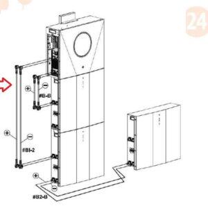 Voltronic ESS810 Energy Storage System Inverter 8.0Kw e Batteria Lifepo4 ESS II 4810 5.12Kw - immagine 3