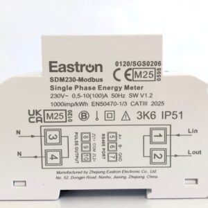 Eastron SDM230 Modbus Contatore di Energia AC Multifunzione 100A 230V certificato MID - immagine 3