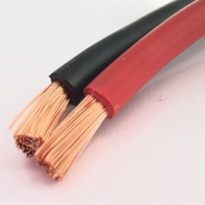 Cavo di collegamento per batterie FS17 450/750V da 5.7 mm (25mmq) 4AWG 120A colore Rosso e colore Nero - immagine 6