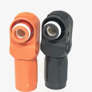 Pair of Pylontech Battery Connectors Orange/Black EV Amphenol Industrial, Female 120A - Image 6