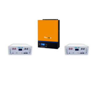 Kit SP24 Axpert VM III 5.0Kw 48V Off-Grid Inverter and 1 x Yilink 100AH 48V Batteries Total 4.8Kw Storage