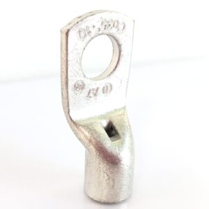 Capicorda di potenza Foro M10 sezione cavo 35MM da pinzare - Rame Stagnato