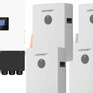 Luxpower TriP2-LB-3P 15Kw Trifase Ibrido a bassa tensione / Off-Grid + 4 Batterie PowerGem Luxpower 5.12kWh al Litio – 51.2V tot 20.48Kw